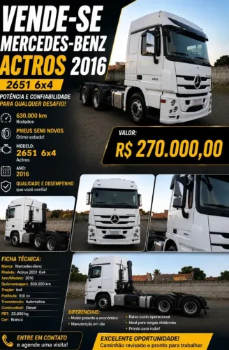 MERCEDEZ BENS 2651 6X4