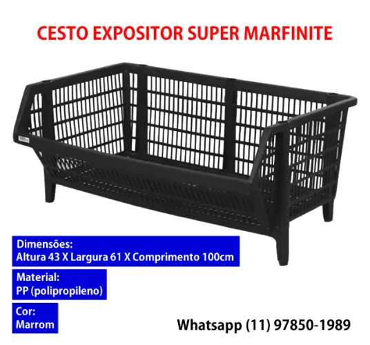 OPORTUNIDADE! CESTOS EXPOSITORES MARFINITE SUPER