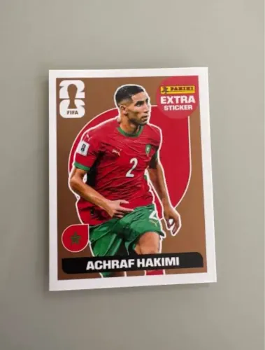 Figurinha Extra - Achraf Hakimi Bronze - Extra Sticker - Achraf Hakimi Bronze