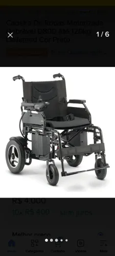 Cadeira de rodas motorizada