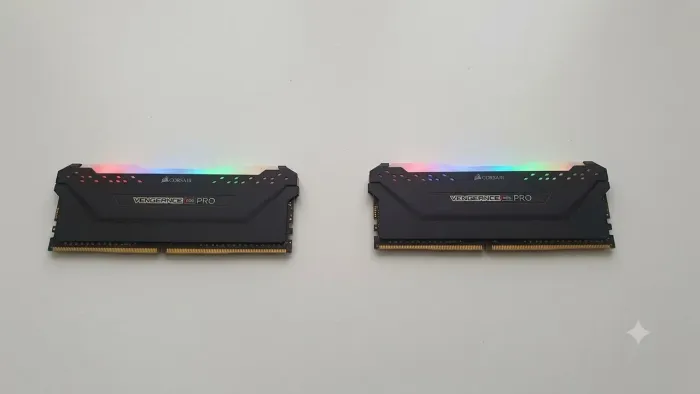 Kit Memória RAM Corsair Vengeance RGB Pro 16GB (2x8GB) DDR4 3200MHz - Perfeito Estado