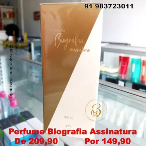 Perfume Biografia Assinatura Feminino. Facilitamos a entrega.