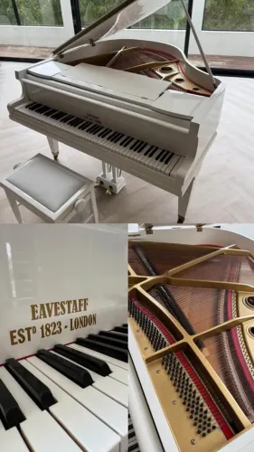 PIANO CAUDA BRANCO