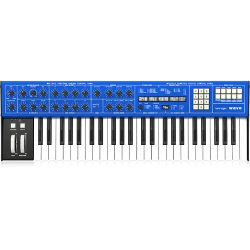 Teclado Sintetizador Behringer Wave Hybrid Azul