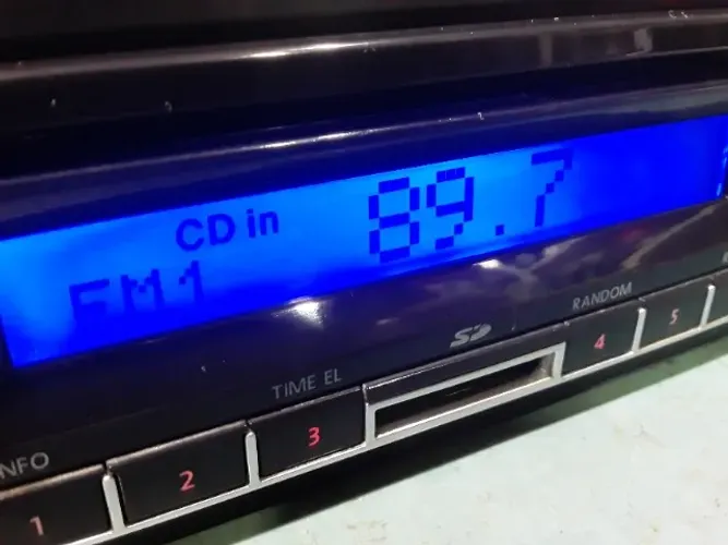 Radio Original VW Com Bluetooth Display Azul