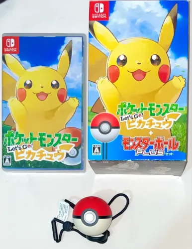Pokémon Lets Go Pikachu Nintendo switch + Pokeball plus 