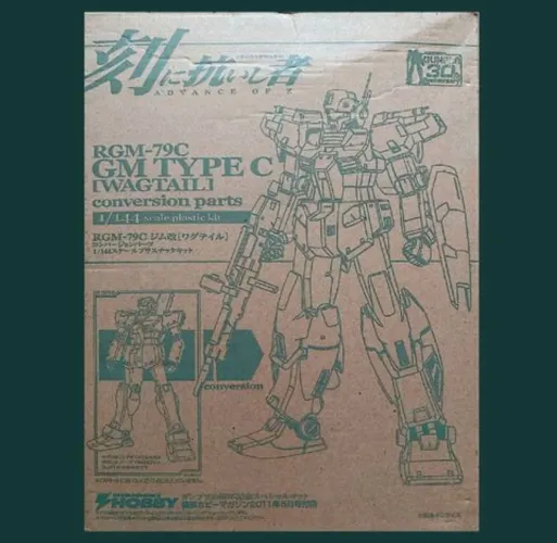 Kit Robô Gunpla RGM-79C GM Type C, exclusivo edição especial de 2011 Japão