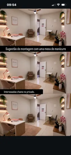 Espaço compartilhado para manicure em Campo Grande