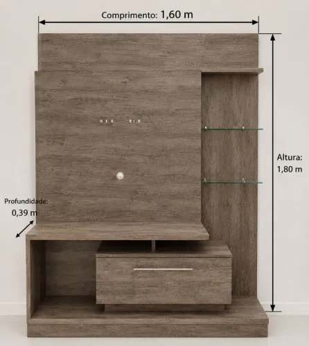 Estante rack para tv