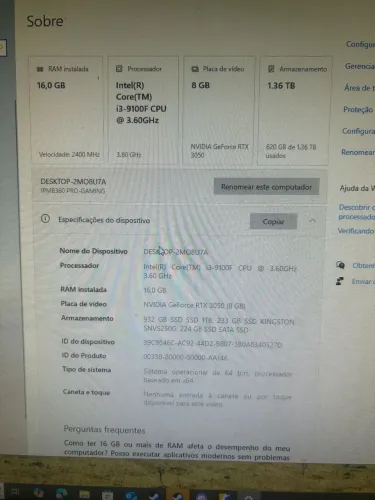 Vendo PC gamer