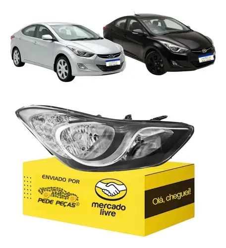 Farol Sinaleira Elantra Gls 2011 12 13 14 15 2016 Manual Ld Direito/passageiro