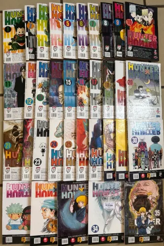 Coleção mangá Hunter x Hunter do 1 ao 35