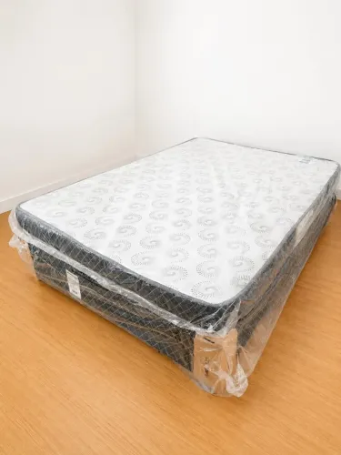Conjunto Box Base + Colchão Casal D20 14cm - Novo