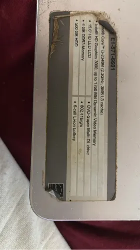 Notebook acer i3 6gb