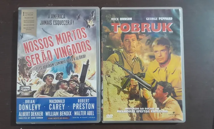 Filmes da Segunda Guerra: Tobruk e Nosso mortos serão vingados