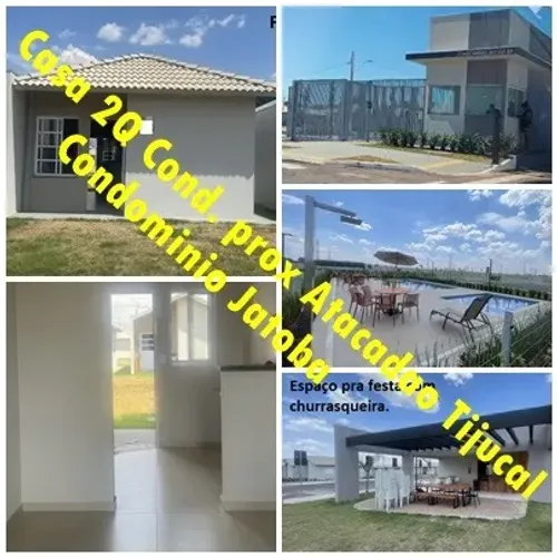 Casa Condominio 2Q Jatoba prox Atacadão Tijucal Cond Jatoba