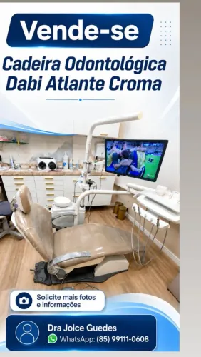 Vendo Cadeira Odontológica Dabi Atlante Croma