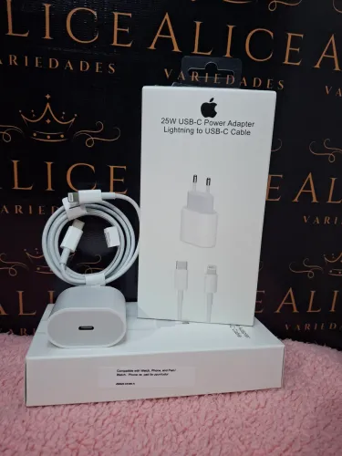 Carregador de iPhone 25w C lightning