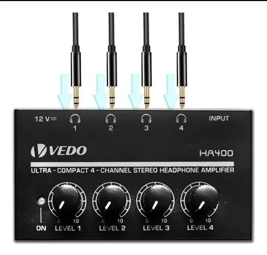Amplificador de fone de ouvido Vedo