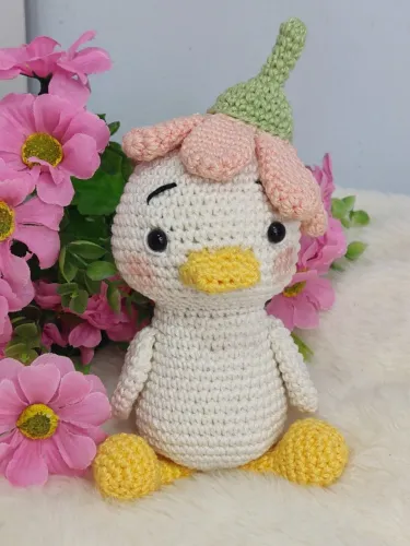 Patinho amigurumi