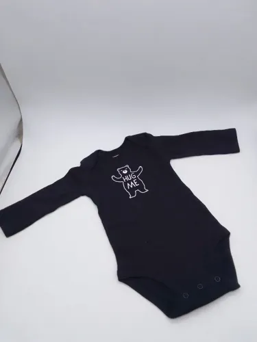 Body Bodie Preto Bebê Unissex Original Carter S Tam. 6 M