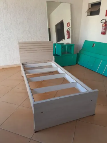 Cama solteira MDF