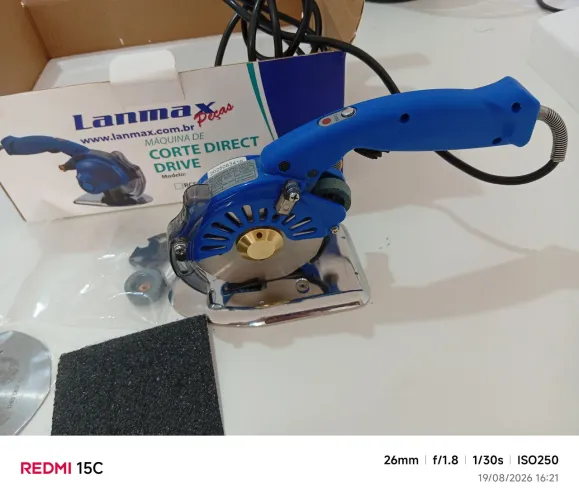 Máquina de cortar tecido direct drive 