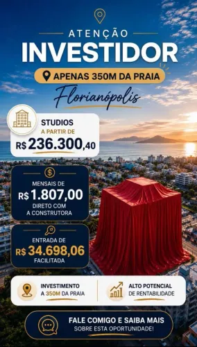 Oportunidade a 350 metros do mar!