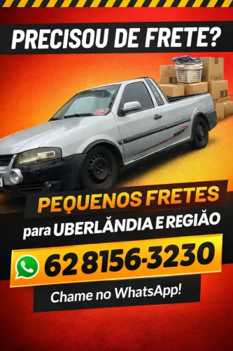 Pequenos fretes Uberlândia e região 