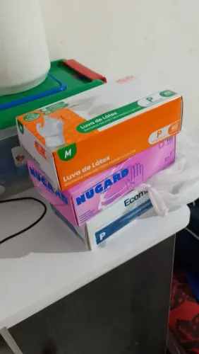 Luva de látex 