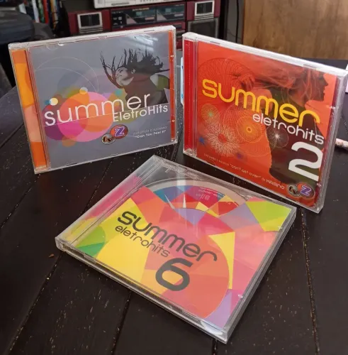 CDs SUMMER Eletrohits 1 / 2 / 6 Usados