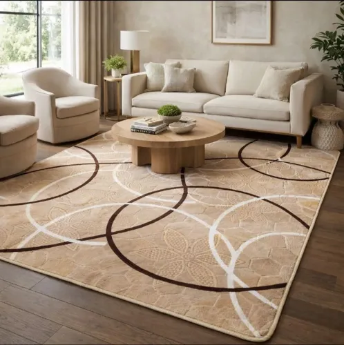 Tapete geométrico 2 m x 1,40 m produto novo