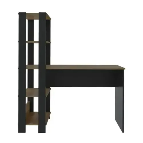 Escrivaninha 120x63cm Pinho com Preto MDP Match Artely