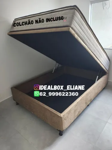 Box baú casal inteiro ( feito na madeira de eucalipto tratado)