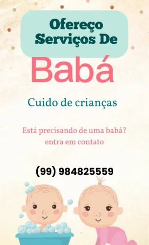 babá disponível 