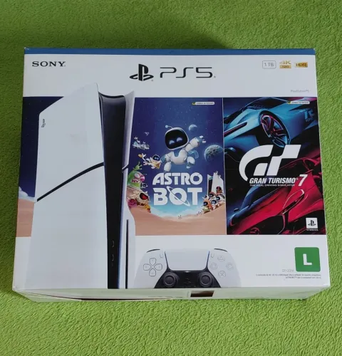 PS5 SLIM 1T | 2 JOGOS | GARANTIA 04/27 | ACEITO OLX PAY |