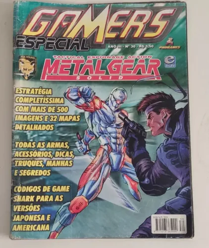 Revista Gamers Especial Metal Gear Solid Rara