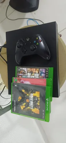 Xbox One X hd 1TB 4k aceito cartão