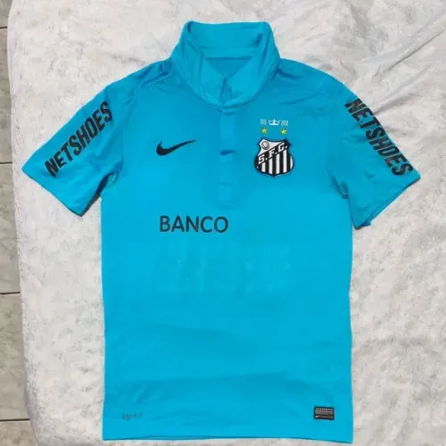 camisa original 2012 centenário santos azul #10 montillo 2013 tamanho p