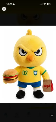 Canarinho seleção 2022 ifood Hambúrguer 