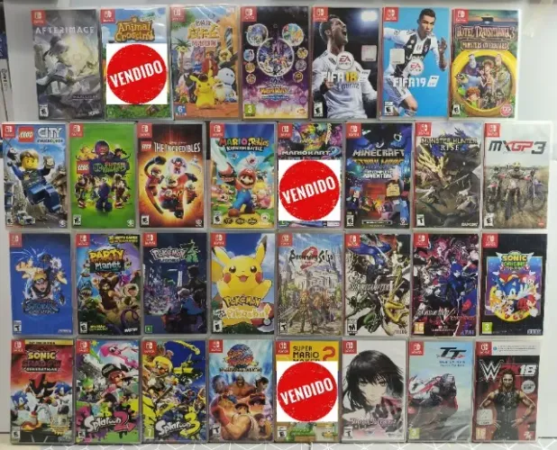Jogos Nintendo Switch - Valores na descrição - envio pela Olx