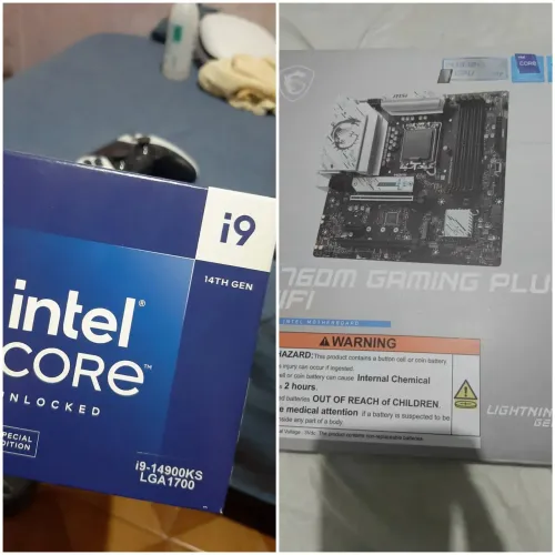i9 14900ks + b760m ddr5 wifi 6 - TUDO NOVO