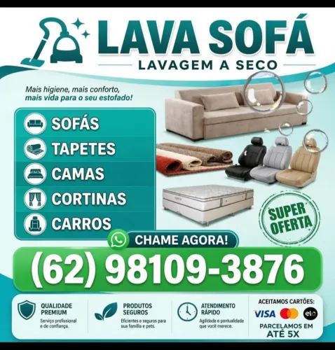LAVA SOFÁ | Higienização de Sofás e Estofados | Limpeza Profissional