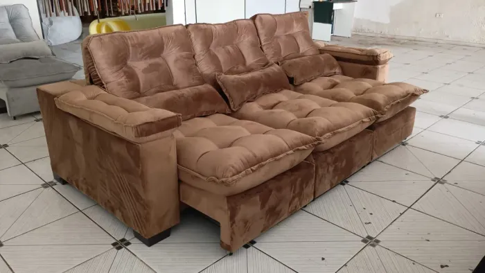 Sofás reclináveis com entrega em toda Manaus ##