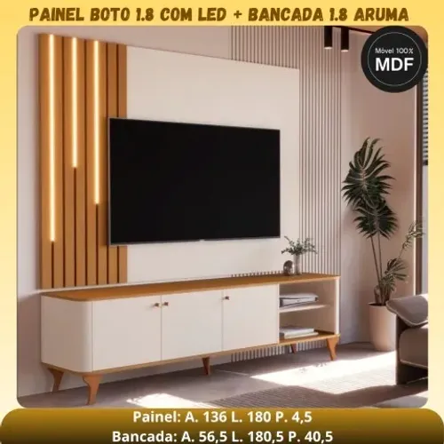 Painel e rack 