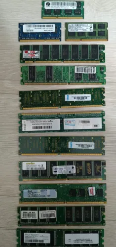 Conjunto de 12 memórias para cpu e notbook vários modelos