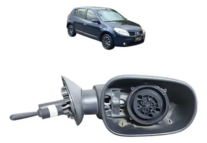 Retrovisor Manual Sandero 2010 2011 2012 Original (usado)