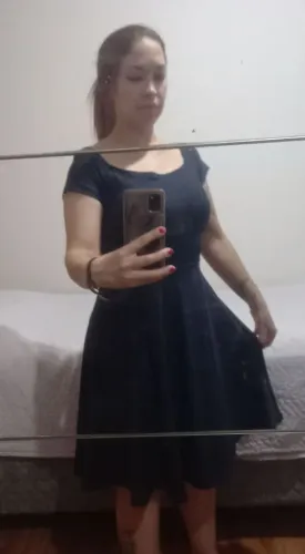 Lindo vestido azul marinho novinho