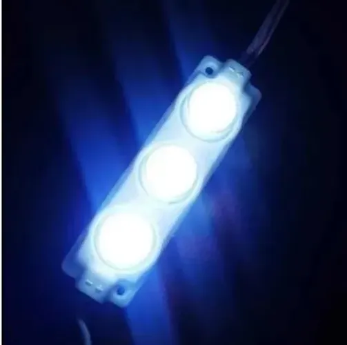 Kit 20 Módulo de Led Lente 3030 Branco Frio 3w 12v 6000k