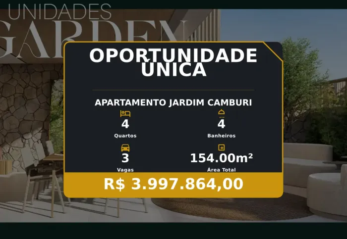 Garden espaçoso em Jardim Camburi: conforto de casa com segurança de condomínio!